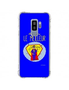 Coque Samsung S9 Plus Le meilleur Papa Fête des Pères -...