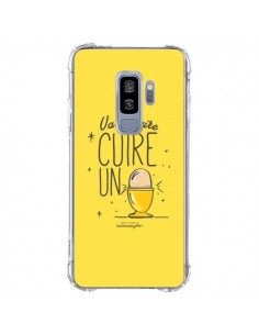 Coque Samsung S9 Plus Va te faire cuir un oeuf jaune -...