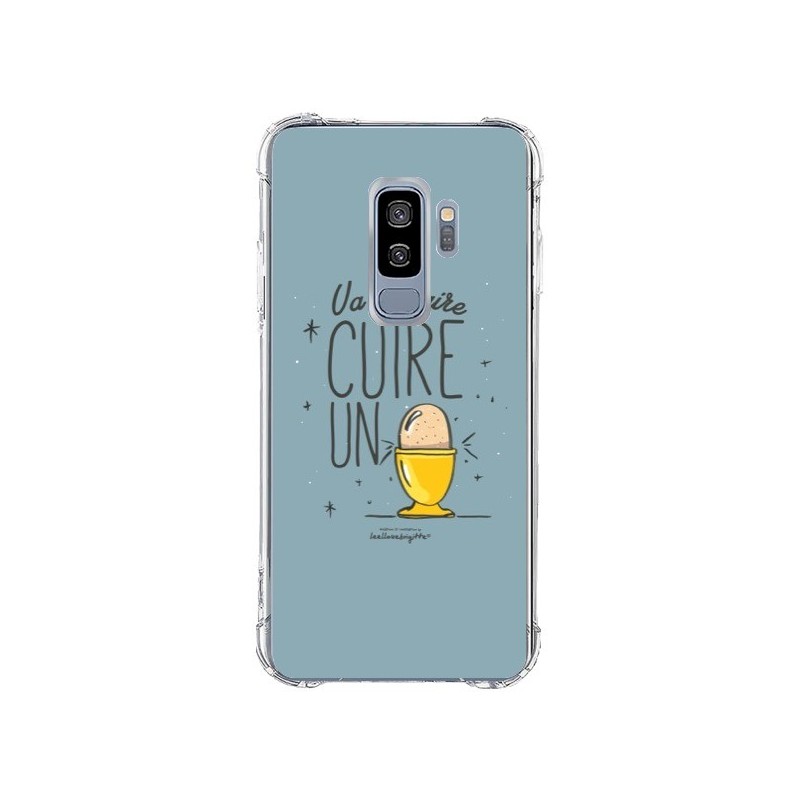 Coque Samsung S9 Plus Va te faire cuir un oeuf gris - Leellouebrigitte