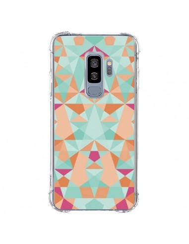 Coque Samsung S9 Plus Azteque Vert - Leandro Pita