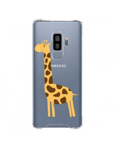 Coque Samsung S9 Plus Girafe Giraffe Animal Savane Transparente - Petit Griffin