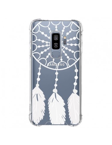 Coque Samsung S9 Plus Attrape Rêves Blanc Dreamcatcher Transparente - Petit Griffin