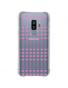 Coque Samsung S9 Plus Coeurs Heart Love Amour Rose...