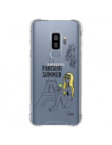 Coque Samsung S9 Plus Parisian Summer Ete Parisien Transparente - Lolo Santo