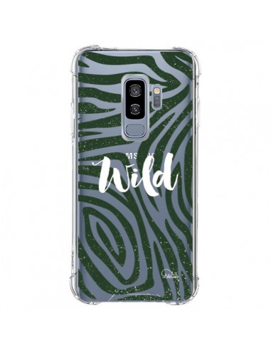 Coque Samsung S9 Plus Wild Zebre Jungle Transparente - Lolo Santo