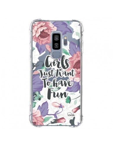 Coque Samsung S9 Plus Girls Fun Transparente - Lolo Santo