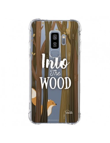 Coque Samsung S9 Plus Into The Wild Renard Bois Transparente - Lolo Santo