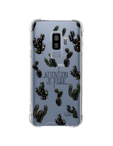 Coque Samsung S9 Plus Cactus Je Pique Transparente - Lolo Santo