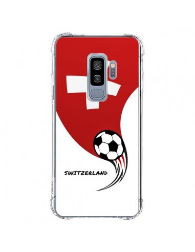 Coque Samsung S9 Plus Equipe Suisse Switzerland Football - Madotta