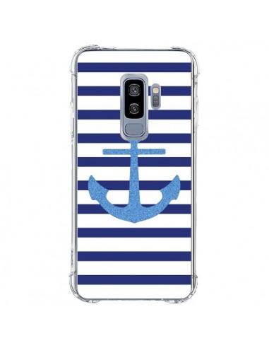 Coque Samsung S9 Plus Ancre Voile Marin Navy Blue - Mary Nesrala