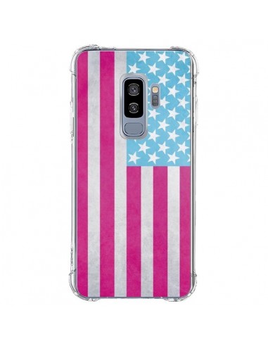 Coque Samsung S9 Plus Drapeau USA Vintage - Mary Nesrala