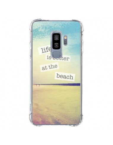 Coque Samsung S9 Plus Life is better at the beach Ete Summer Plage - Mary Nesrala