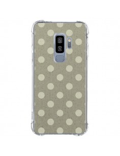 Coque Samsung S9 Plus Pois Polka Camel - Mary Nesrala
