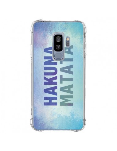 Coque Samsung S9 Plus Hakuna Matata Roi Lion Bleu - Mary Nesrala