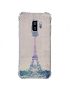 Coque Samsung S9 Plus I love Paris Tour Eiffel - Mary...