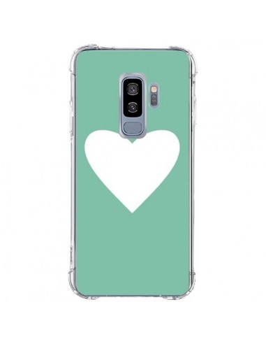 Coque Samsung S9 Plus Coeur Mint Vert - Mary Nesrala