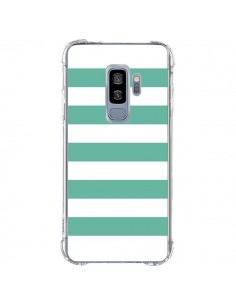 Coque Samsung S9 Plus Bandes Mint Vert - Mary Nesrala