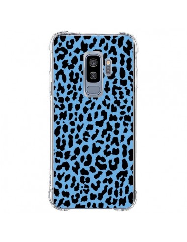 Coque Samsung S9 Plus Leopard Bleu Neon - Mary Nesrala