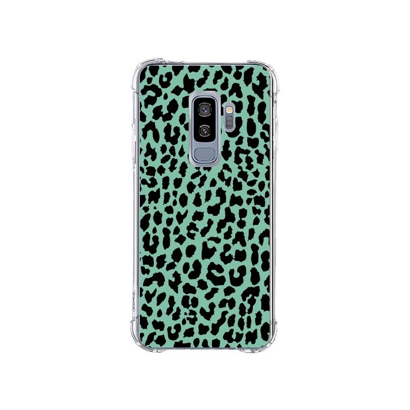Coque Samsung S9 Plus Leopard Mint Vert Neon - Mary Nesrala