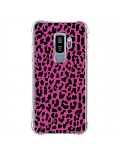 Coque Samsung S9 Plus Leopard Rose Pink Neon - Mary Nesrala