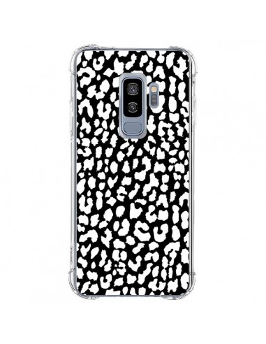 Coque Samsung S9 Plus Leopard Noir et Blanc - Mary Nesrala
