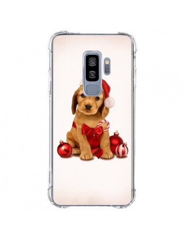 Coque Samsung S9 Plus Chien Dog Pere Noel Christmas Boules Sapin - Maryline Cazenave