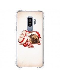 Coque Samsung S9 Plus Chien Dog Pere Noel Christmas Boite...