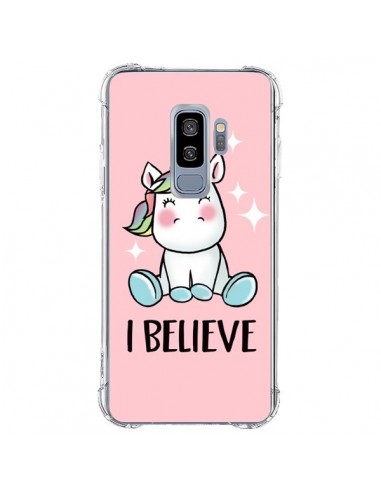 Coque Samsung S9 Plus Licorne I Believe - Maryline Cazenave