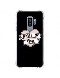 Coque Samsung S9 Plus Waste of Time Coeur - Maryline...