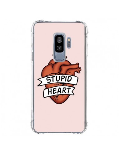 Coque Samsung S9 Plus Stupid Heart Coeur - Maryline Cazenave