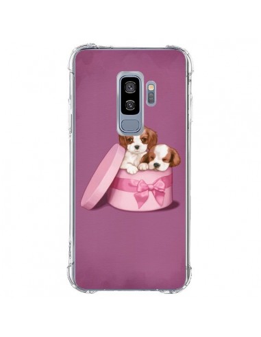 Coque Samsung S9 Plus Chien Dog Boite Noeud - Maryline Cazenave