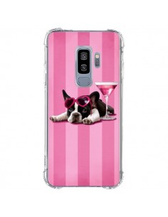 Coque Samsung S9 Plus Chien Dog Cocktail Lunettes Coeur...