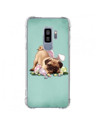 Coque Samsung S9 Plus Chien Dog Rabbit Lapin Pâques Easter - Maryline Cazenave