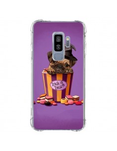 Coque Samsung S9 Plus Chien Dog Halloween Sorciere Bonbon...