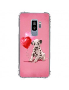Coque Samsung S9 Plus Chien Dog Dalmatien Ballon Coeur -...