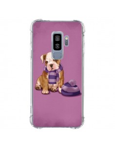 Coque Samsung S9 Plus Chien Dog Echarpe Bonnet Froid...