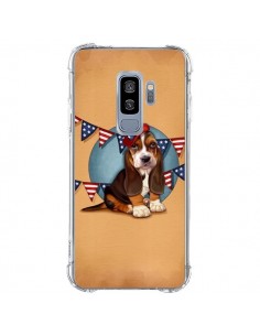 Coque Samsung S9 Plus Chien Dog USA Americain - Maryline...