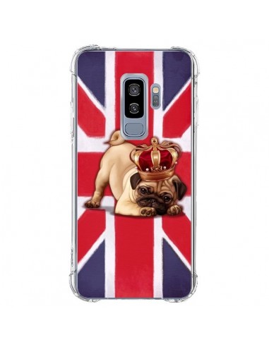 Coque Samsung S9 Plus Chien Dog Anglais UK British Queen King Roi Reine - Maryline Cazenave