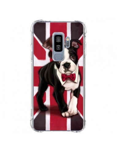 Coque Samsung S9 Plus Chien Dog Anglais UK British Gentleman - Maryline Cazenave