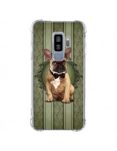 Coque Samsung S9 Plus Chien Dog Bulldog Noeud Papillon...