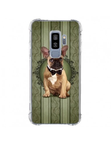 Coque Samsung S9 Plus Chien Dog Bulldog Noeud Papillon Chapeau - Maryline Cazenave