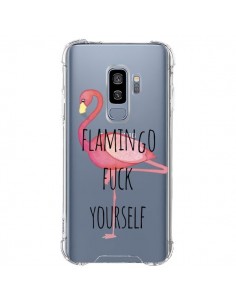 Coque Samsung S9 Plus Flamingo Fuck Transparente -...