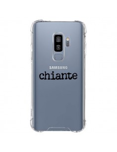 Coque Samsung S9 Plus Chiante Noir Transparente -...
