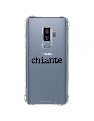 Coque Samsung S9 Plus Chiante Noir Transparente - Maryline Cazenave