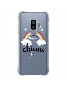Coque Samsung S9 Plus Chieuse Arc En Ciel Transparente -...