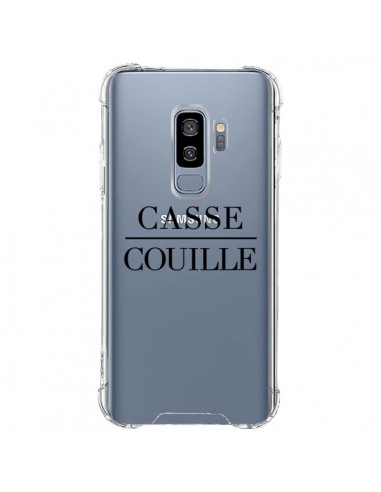 Coque Samsung S9 Plus Casse Couille Transparente - Maryline Cazenave