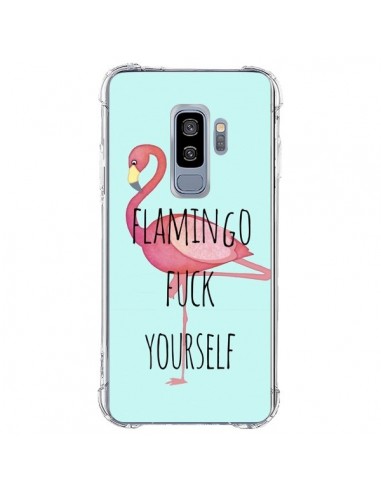Coque Samsung S9 Plus Flamingo Fuck Yourself - Maryline Cazenave
