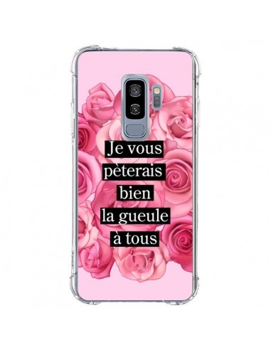 Coque Samsung S9 Plus Je vous pèterais Fleurs - Maryline Cazenave