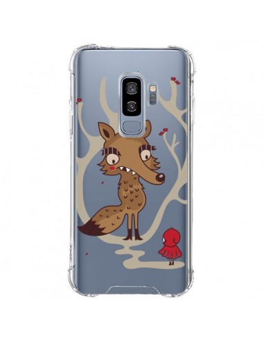 Coque Samsung S9 Plus Le Petit Chaperon Rouge Loup Hello Big Wolf Transparente - Maria Jose Da Luz