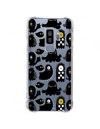 Coque Samsung S9 Plus Monsters Monstres Pattern Transparente - Maria Jose Da Luz